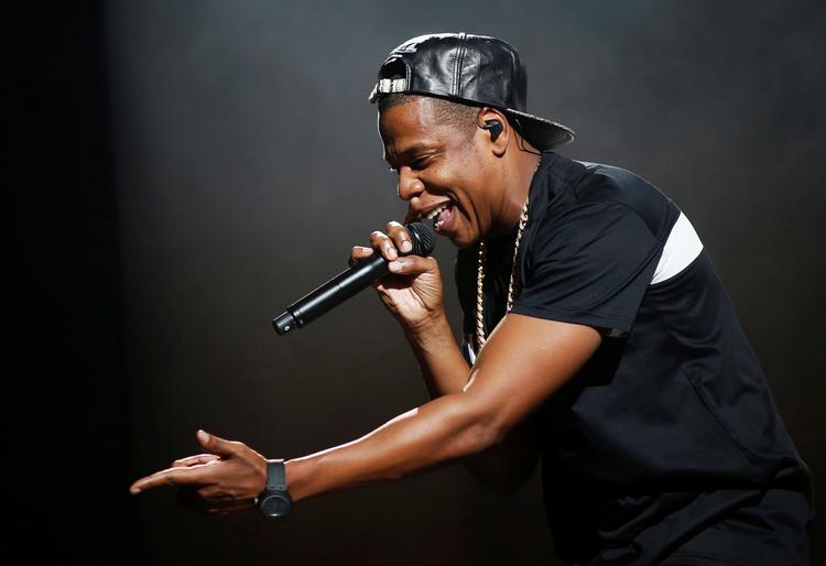 Rapperen Jay-Z med det borgerlige navn Shawn Carter reagerer på de seneste ugers optøjer i et af USA's mest berygtede fængsler.  Foto: Benoit Tessier/Ritzau Scanpix