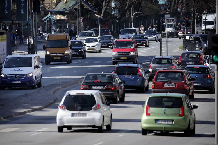 Trafikken er ofte tæt på H.C. Andersens Boulevard i København. Arkivfoto.  Foto: Jens Dresling/POLFOTO