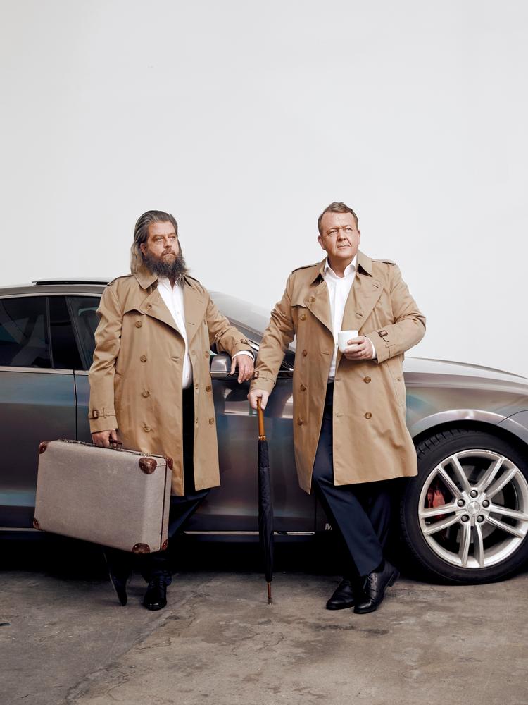 'Lund & Løkke' hedder den nye podcastserie, som Lars Løkke Rasmussen og Anders Lund Madsen lancerer torsdag. Foto: Martin Bubandt