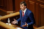 Den ukrainske premierminister, Oleksij Hontjaruk, har fredag indgivet et opsigelsesbrev til landets præsident. Det er endnu uklart, hvad den præcise årsag er.  Foto: Gleb Garanich/Ritzau Scanpix