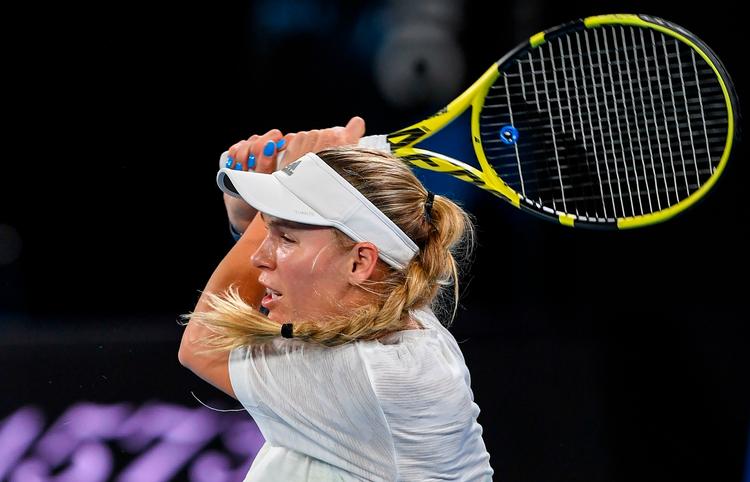 Caroline Wozniacki har haft en god optakt til Australian Open, men i hendes lodtrækning venter seriøse udfordringer allerede i første uge.
   Foto: William West/Ritzau Scanpix