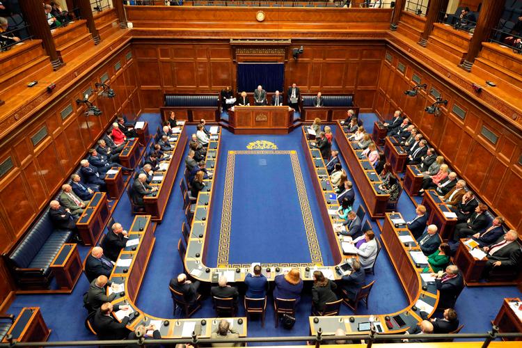 I tre år har der ikke været nordirske politikere i parlamentet Stormont. Nu er der gang i debatterne igen.  Foto: Kelvin Boyes/Ritzau Scanpix
