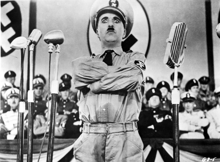 Charlie Chaplins Hitler-film 'Diktatoren' var et komisk mesterværk. Foto: /AP