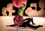 Fugl eller blomst? Danserne kan i hvert fald slange sig i Sergei Sviatchenko fabulerende scenografi.  Foto: Søren Meisner