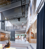 Nogenlunde sådan her forestiller arkitekterne sig, at den nye tilbygning til Aveny-T kommer til at se ud. 