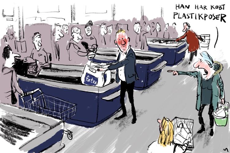 
    Plasticskam, Dagens tegning 24.01.20
   Tegning Mette Dreyer