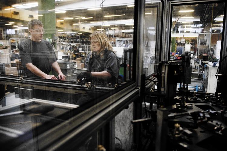 Danfoss ekspanderer, men nedlægger også stillinger i Danmark. Her fra den snart lukkede afdeling i Viby Sj.   Foto: Ilan Brender/Uffe Weng