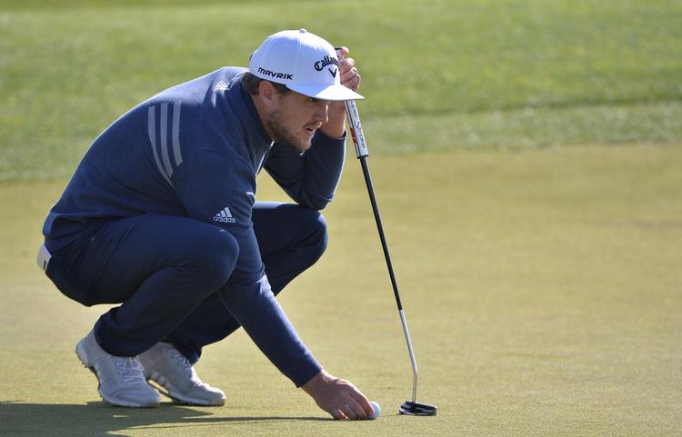 Sebastian Cappelen opnåede i sidste uge sin bedste placering på PGA med en 6.-plads, men i denne uge er hele verdenseliten med i Californien, hvor den 29-årige fynbo halvvejs gennem turneringen er med helt fremme. Foto: Orlando Ramirez/Ritzau Scanpix