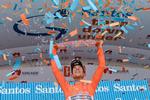 For anden gang i karrieren kunne australieren Richie Porte lade sig hylde som samlet vinder af Tour Down Under
 Foto: Brenton Edwards/Ritzau Scanpix
