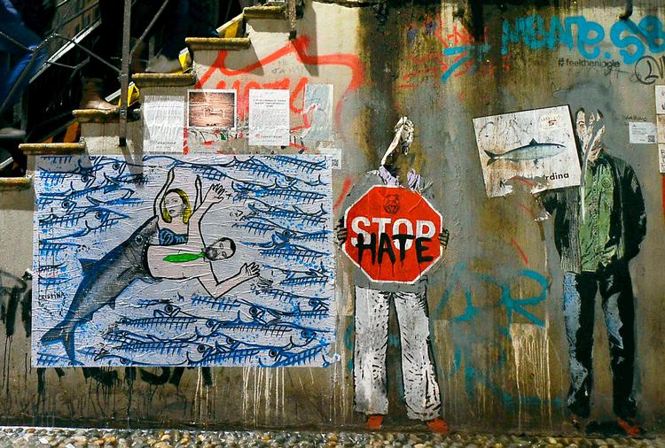 Borgerbevægelsen Sardinerne gjorde noget usædvanligt efter valget: De  overlod  scenen til andre.  Foto: Maule/fotogramma/ropi/Ritzau Scanpix