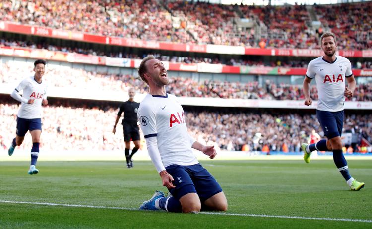 Eriksen spillede 305 kampe og bidrog med 69 mål og 89 assist i Tottenham. Foto: David Klein/Ritzau Scanpix