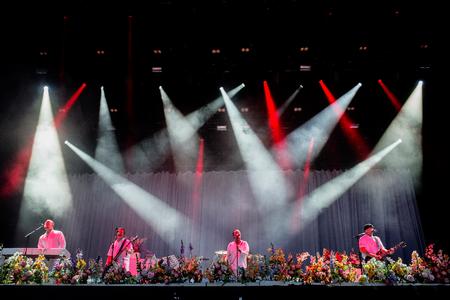 Faith No More besøgte i 2015 Tinderbox. I år er de at finde på Roskilde Festivals største scene, Orange.  Foto: Line Ørnes Søndergaard/POLFOTO