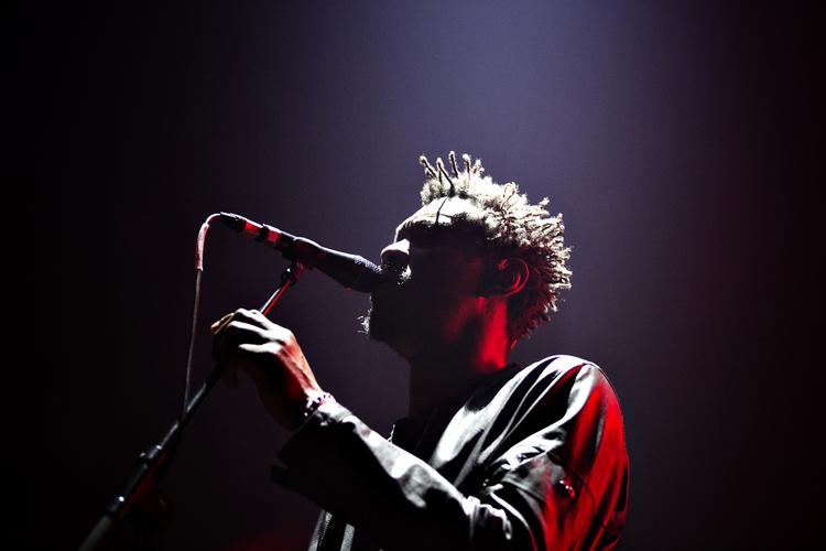 Massive Attack kommer til Aarhus, når triphop-bandet gæster Northside Festival. Her ses bandet under en koncert i Forum i København i 2016. Foto: Miriam Dalsgaard/POLFOTO
