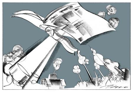 Tegning: Per Marquard Otzen Foto: Per Marquard Otzen/Politiken-Tegning