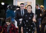 Fungerende finansminister Morten Bødskov og social- og indenrigsminister Astrid Krag holdt i går pressemøde om regeringens udspil til en udligningsreform. Foto: Liselotte Sabroe/Ritzau Scanpix