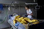 Foreløbig er ingen danskere blevet smittet med coronavirussen, men de infektionsmedicinske afdelinger i Aarhus og på Hvidovre Hospital (billedet) er klar til at tage imod. Foto: Mads Nissen/POLFOTO