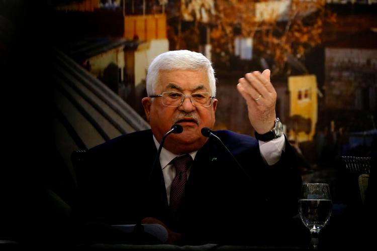 Mahmoud Abbas, den palæstinensiske selvstyrepræsidebt, siger, at Palæstina vil afbryde alle forbindelser til USA og Israel. Foto: Abbas Momani/Ritzau Scanpix