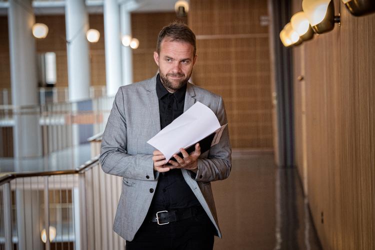 Thomas Medom (SF), rådmand for børn og unge, frygter en koncentration af magten hos borgmesteren for Aarhus, hvis regeringens forslag om ny styreform bliver en realitet.  Arkivfoto Casper Dalhoff