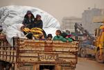     Kampe i Idlib har siden 1. december tvunget over 520.000 mennesker på flugt. Foto: Aaref Watad/Ritzau Scanpix