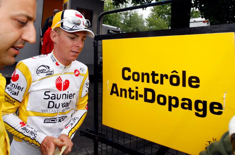 Efter at være fløjet over bjergene blev italienske Riccardo Riccó taget for doping ved Tour de France i 2008. Det bundede blandt andet i  en ny tilgang til kampen mod medicinsk snyd. Foto: Thierry Roge/Ritzau Scanpix