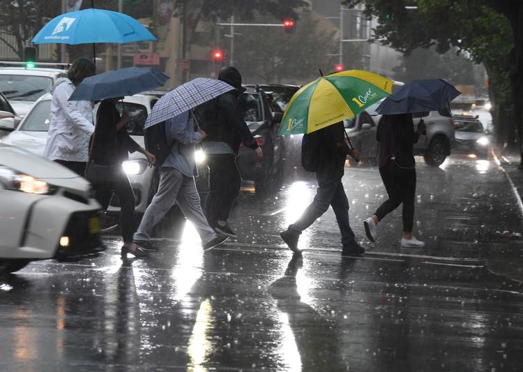 Regnen er kommet til Australien. Foto: Stringer/Ritzau Scanpix