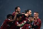 Zlatan Ibrahimovic var den store oplevelse i 1. halvleg. Efter pausen leverede Inter et flot comeback og spillede sig til tops i Serie A. Foto: Marco Bertorello/Ritzau Scanpix