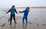 Vadehavet og vestkysten rammes som det første af markante vandstigninger. Senere i dag vil både Limfjorden, Skagerak og Kattegat blive ramt.  Foto: Claus Fisker/Ritzau Scanpix