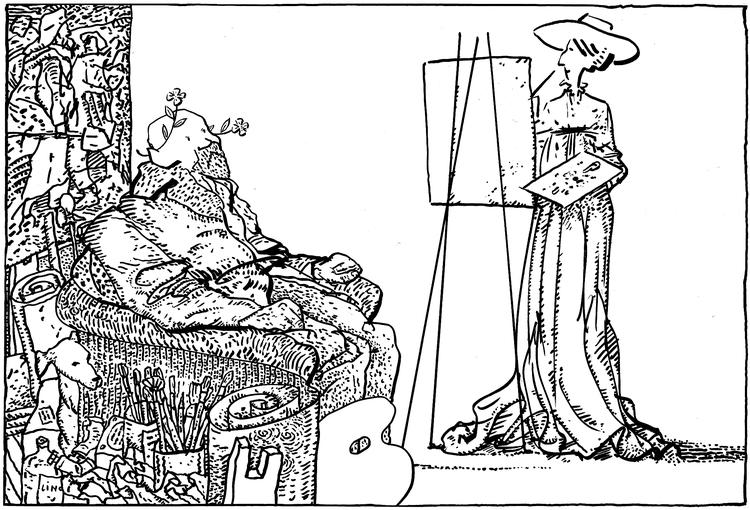 Tegning Per Marquard Otzen