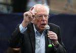 Bernie Sanders under et vælgerarrangement i New Hampshire. Foto: Joe Raedle/Ritzau Scanpix