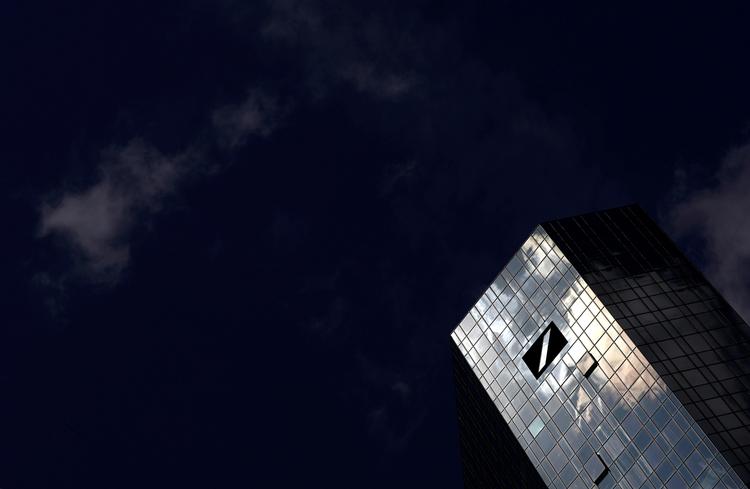 Deutsche Banks hovedkvarter i Frankfurt. Foto: Kai Pfaffenbach/Ritzau Scanpix