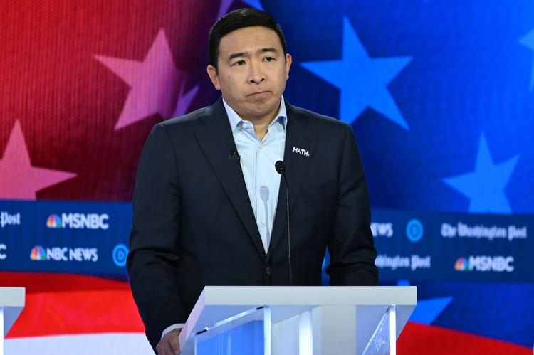 Andrew Yang trækker sig efter valget i New Hampshire. Arkivfoto. Foto: Saul Loeb/Ritzau Scanpix