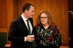 Danske politikere blæste amerikansk journalist bagover, da han overværede en helt almindelig høring i Klima-, Energi-, og Forsyningsudvalget i sidste uge. Her et arkivfoto af to af udvalgets medlemmer, Tommy Ahlers (V) og Rosa Lund (EL) Foto: Jens Dresling/POLFOTO