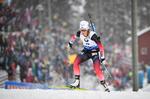 Norske Tiril Eckhoff liggeri øjeblikket placeret på førstepladsen i World Cuppen med 15 point ned til italienske Dorothea Wierer. Foto: Jessica Gow/tt/Ritzau Scanpix