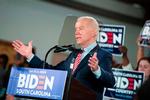 Joe Biden taler til vælgere i South Carolina, hvor han håber at klare sig bedre efter to katastrofevalg i Iowa og New Hampshire. Foto: Sean Rayford/Ritzau Scanpix