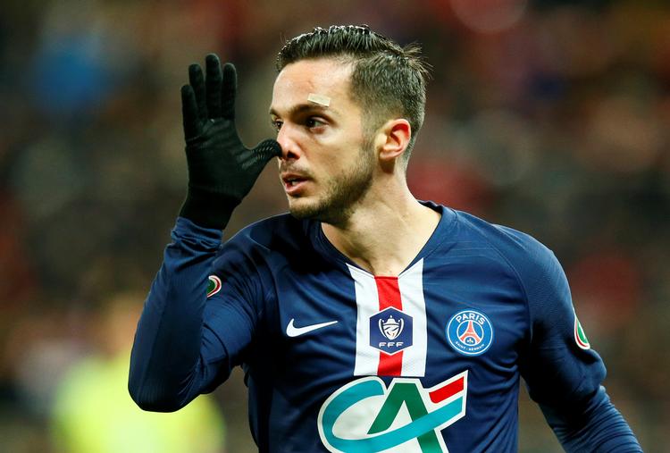 PSG's Pablo Sarabia lignede onsdag aften en målscorer, der ikke havde meget til overs for Dijons publikum. Foto: Emmanuel Foudrot/Ritzau Scanpix