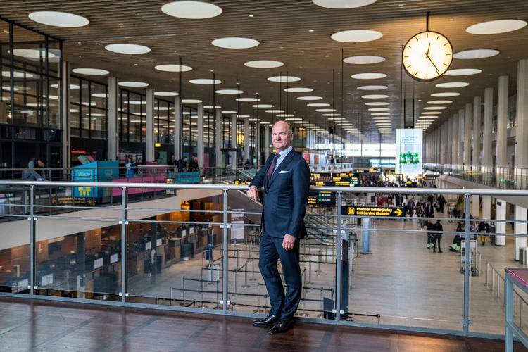 Københavns Lufthavn har de seneste år haft et stigende antal passagerer, men i 2019 vendte det. Nu betyder blandt andet corona-virus, at året er startet mere stille end sidste år, fortæller     Thomas Woldbye, adm. Direktør i Københavns Lufthavne A/S.   Foto: Stine Bidstrup/Stine Bidstrup