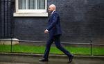 Sajid Javid ses her ankomme til Downing Street 10 tidligere på dagen.  Foto: Hannah Mckay/Ritzau Scanpix
