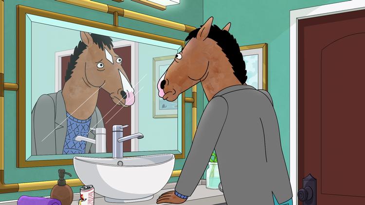 I den sidste sæson om den narcissistiske hestemand BoJack, står han overfor mange af de folk, han har såret i sin jagt på anerkendelse. Foto: Netflix