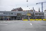 I oktober 2019 blev Aarhus Rutebilsstation afspærret af frygt for et kollaps. Foto: Stine Rasmussen/Ritzau Scanpix