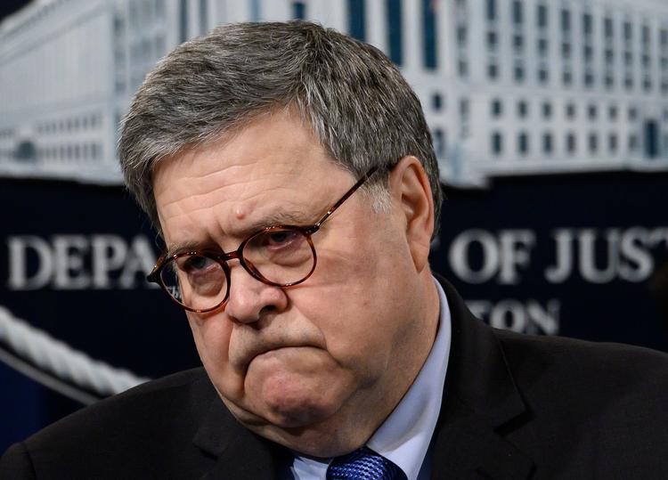 USA's justitsminister William Barr vil have præsident Donald Trump til at stoppe med at skrive om ministeriets arbejde på Twitter. Arkivfoto Andrew Caballero-reynolds