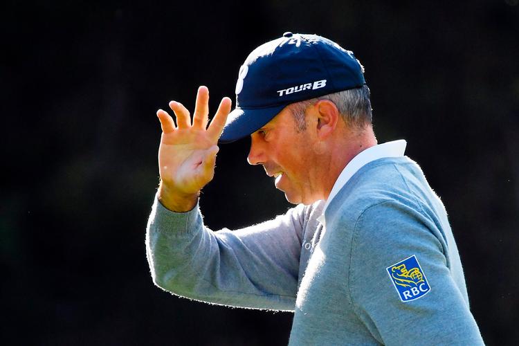 Med 7 birdies og 11 huller i par har Matt Kuchar taget føringen i ugens PGA Tour-turnering i Californien. Foto: Harry How/Ritzau Scanpix