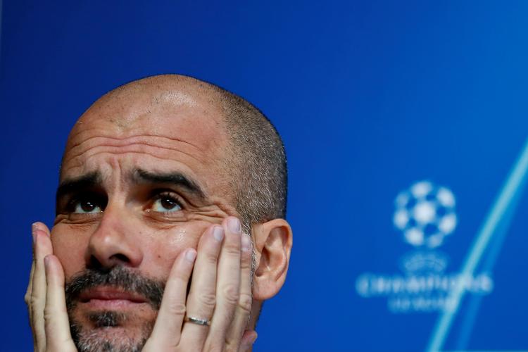 Hovsa. Nu bliver det problemtisk at være Manchester City-manager Pep Guardiola, der har været i klubben siden 2016. Foto: Jason Cairnduff/Ritzau Scanpix