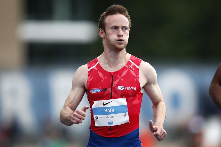 Kristoffer Hari satte i nat ny dansk indendørsrekord ved at løbe 60 meter på 6,62 sekunder ved stævnet Tyson Invitational i amerikanske Fayetteville. Foto: Jens Dresling (arkiv)/POLFOTO