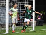 Pernille Harder fortsætter med at score mål for Wolfsburg. Foto: Fabian Bimmer/Ritzau Scanpix