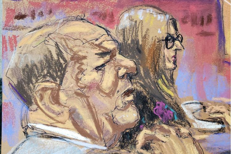 Filmproduceren Harvey Weinstein blev mandag kendt skyldig i at have misbrugt sin magt til at udnytte to kvinder seksuelt.  Foto: Jane Rosenberg/Ritzau Scanpix