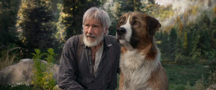 Harrison Ford er usædvanlig tam som en slags vildmarksnisse i 'The Call of the Wild', mener Politikens anmelder. 