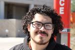 19-årige Angel Lazcano fra Las Vegas læser statskundskab og arbejder som frivillig for Bernie Sanders. Foto: Jens Lenler