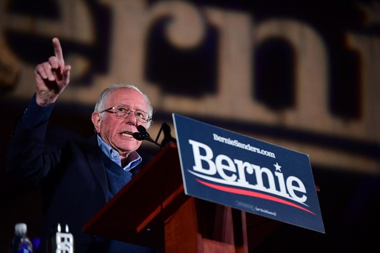 Bernie Sanders taler i Nevada. Foto: Frederic J. Brown/Ritzau Scanpix