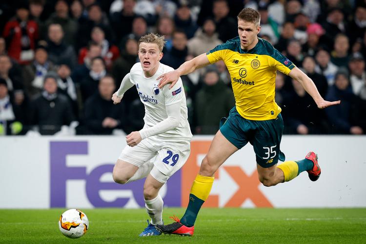 19-årige Mikkel Kaufmann er lynhurtigt blevet sendt på banen efter sit skifte til FCK. Foto: Jens Dresling/POLFOTO