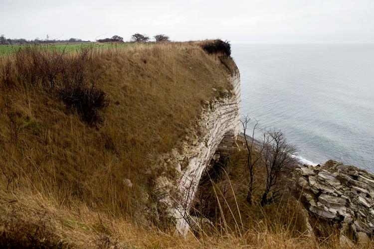    Stevns Kommune  med den berømte Stevns Klint  kan miste millioner af kroner, hvis regeringens plan om økonomisk udligning bliver virkelighed.  Foto: Finn Frandsen/POLFOTO